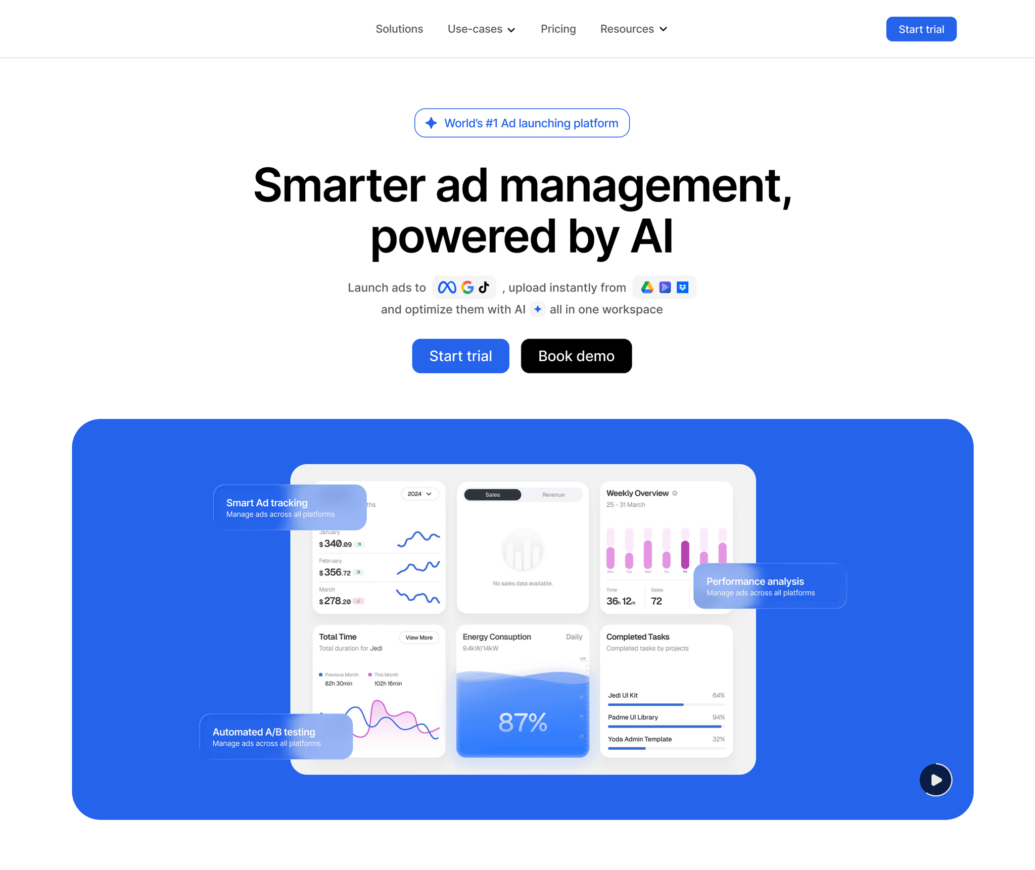 Employee dashboard interface
