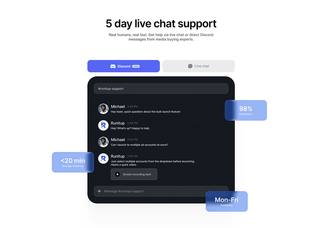 Employee dashboard interface